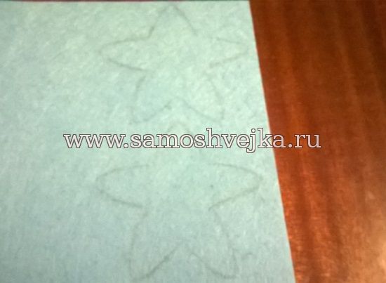 выкройка звездочки из фетра