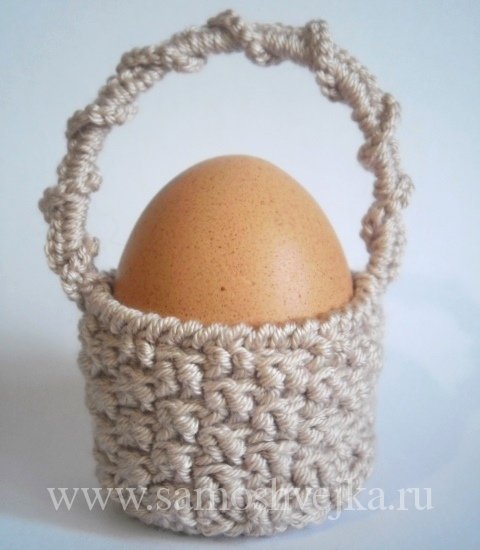 корзина крючком