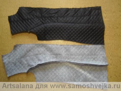 сшить полочки подкладки