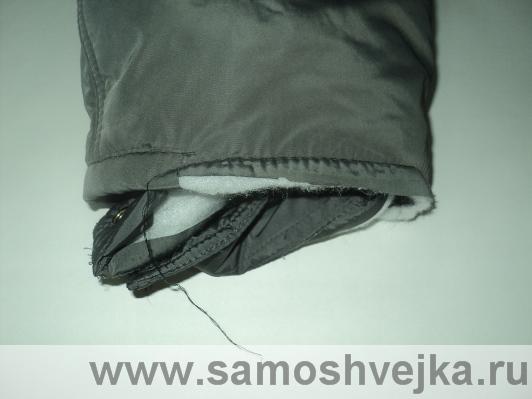 укоротить рукава куртки