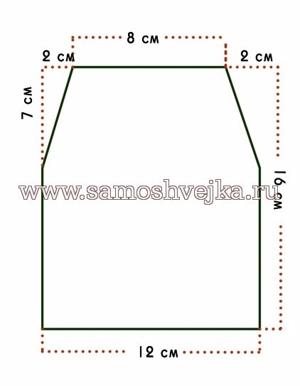игольница домик выкройка