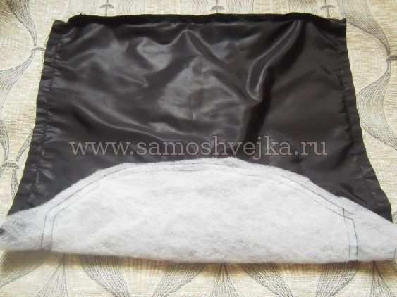 сшить боковые стороны сумки