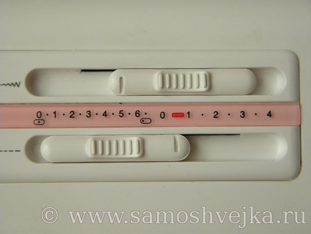 hазмер стежка установите на уровне 5