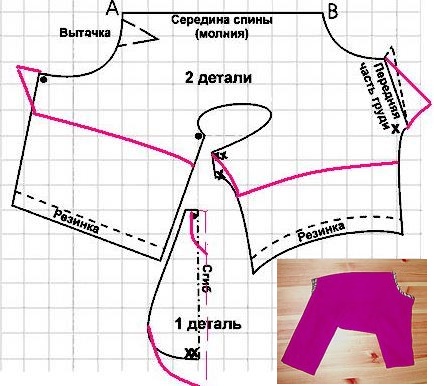 выкройка комбинезона для кота