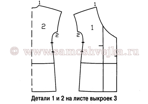 платье-халат на запах выкройка