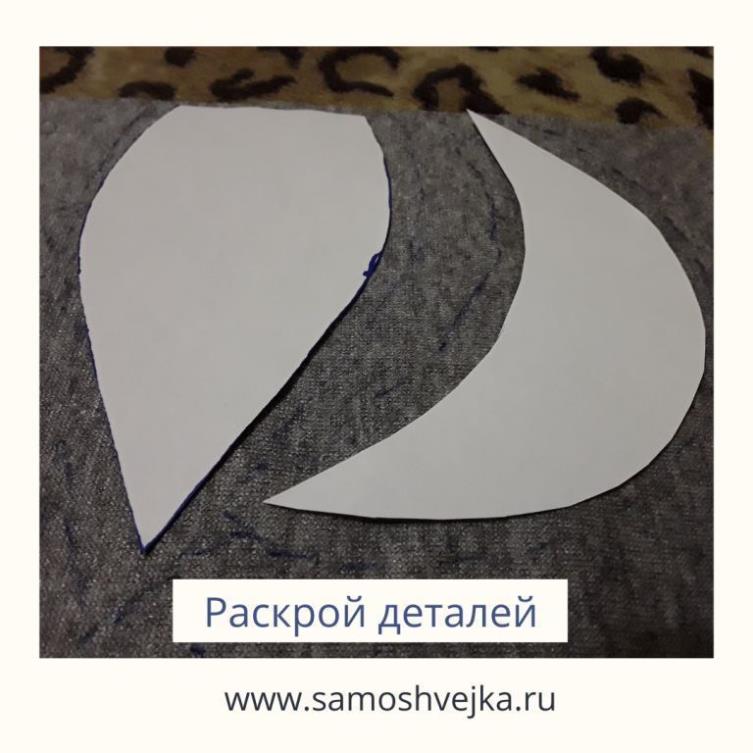 раскроить детали кепки
