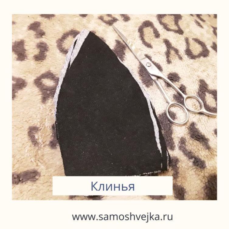 раскроить клинья кепки