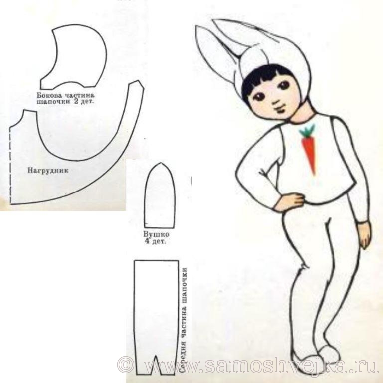 костюм зайчика как сшить