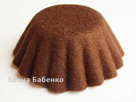 пирожное из фетра