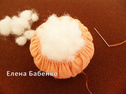 пирожное из фетра
