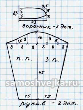 выкройка ночной рубашки