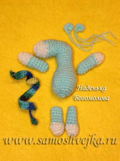 вязаная лошадка крючком