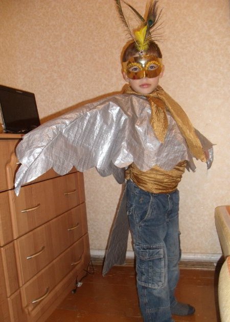 новогодний костюм птицы