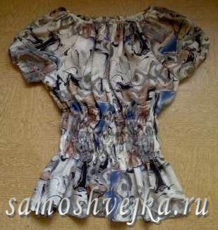 блуза сапожковский крой